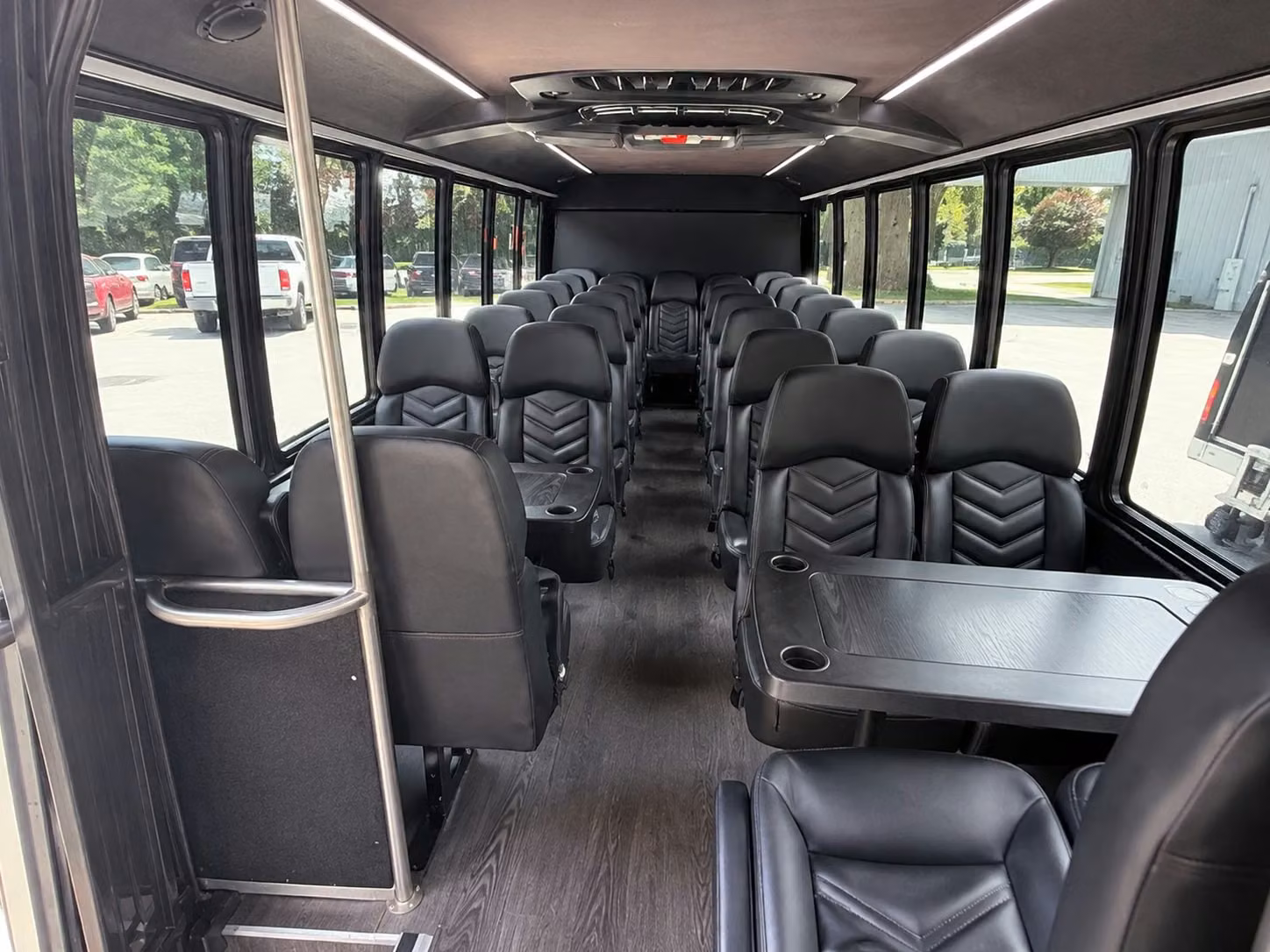 15 passenger minibus inside
