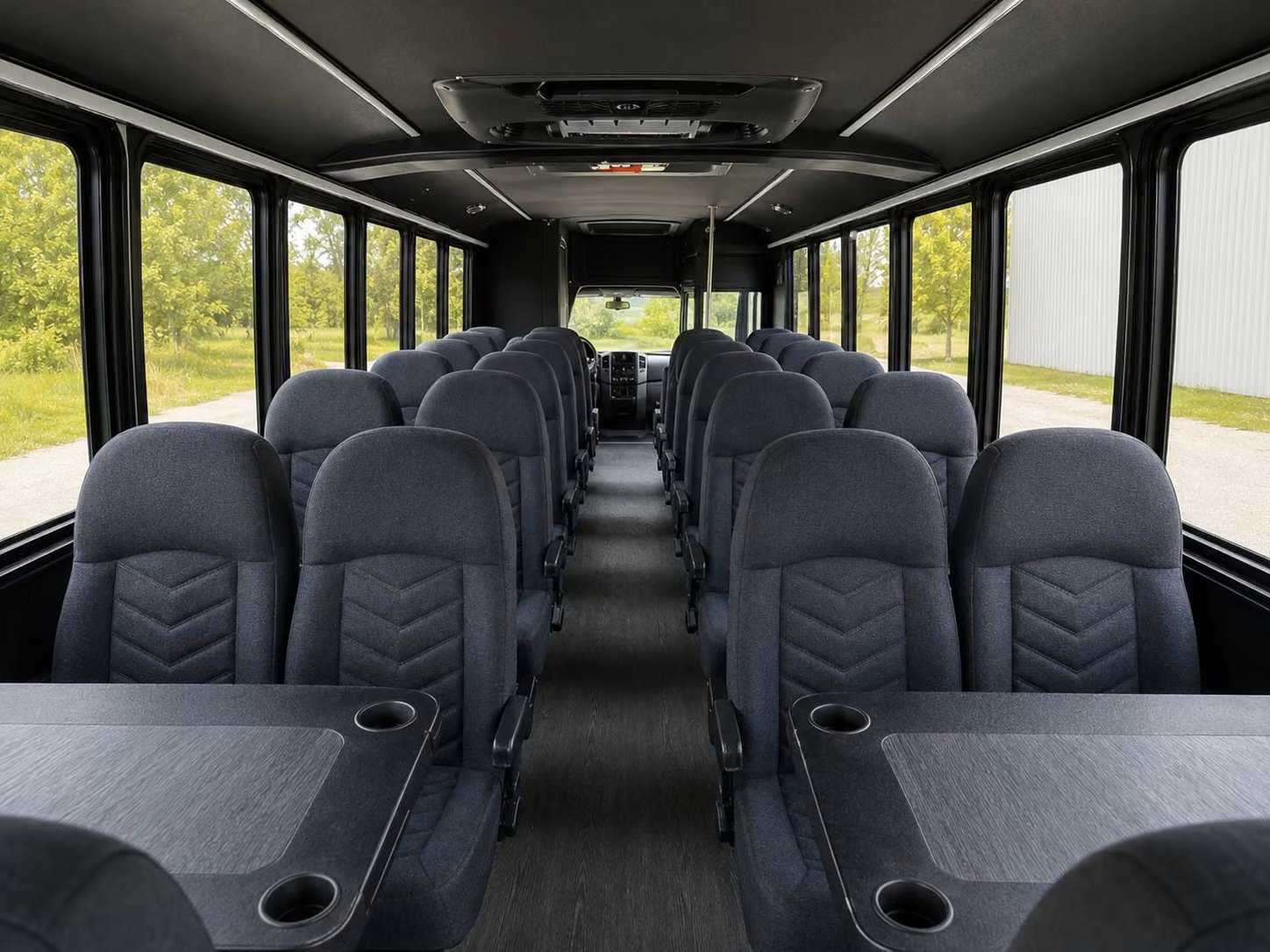 20 passenger minibus inside