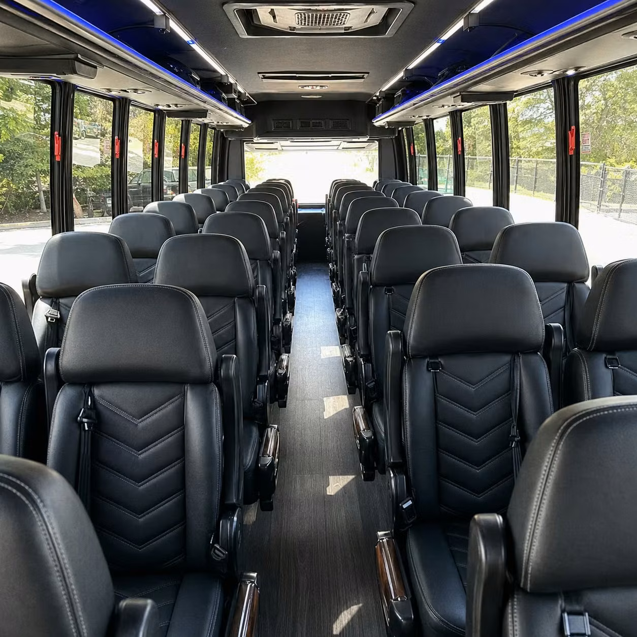 30 passenger minibus interior