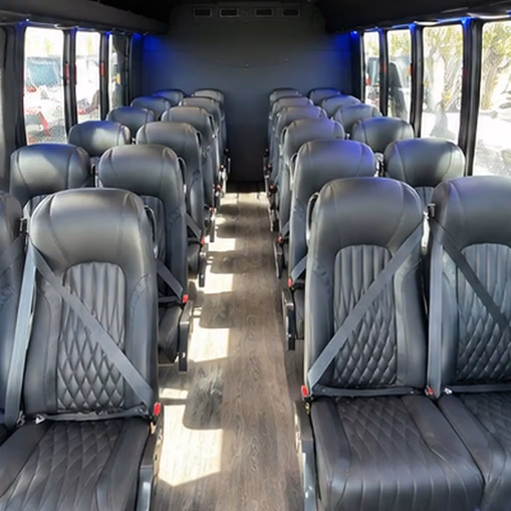 35 passenger minibus interior