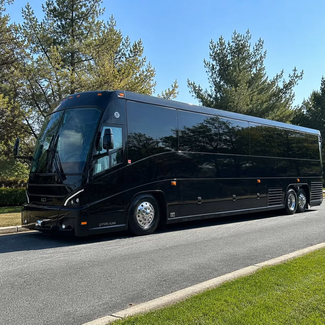 elizabeth charter bus rental exterior