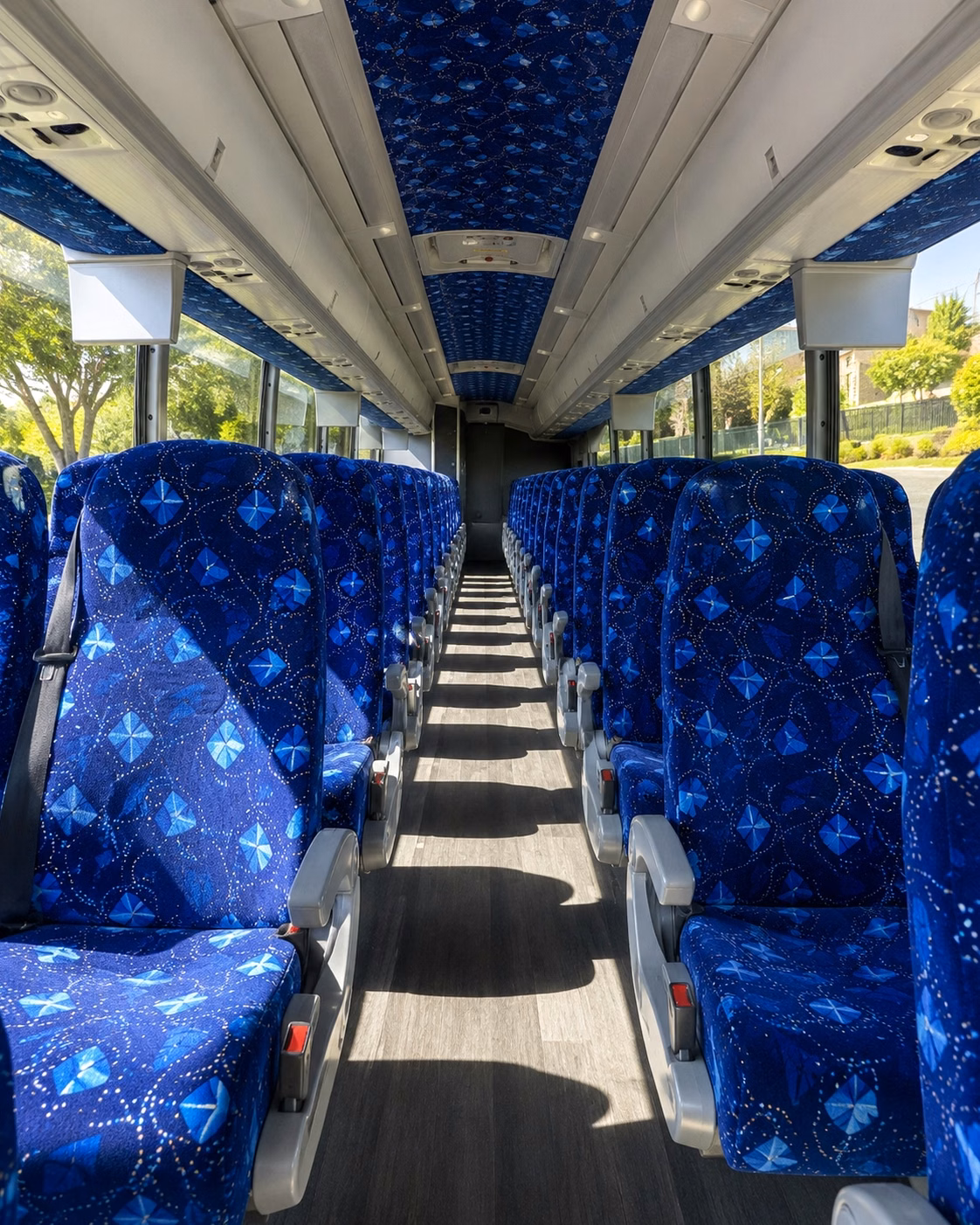 elizabeth charter bus rental inside